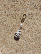 Hebrew Cone Shell Keychain