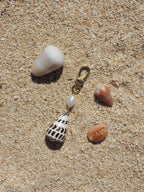 Hebrew Cone Shell Keychain