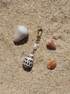 Hebrew Cone Shell Keychain