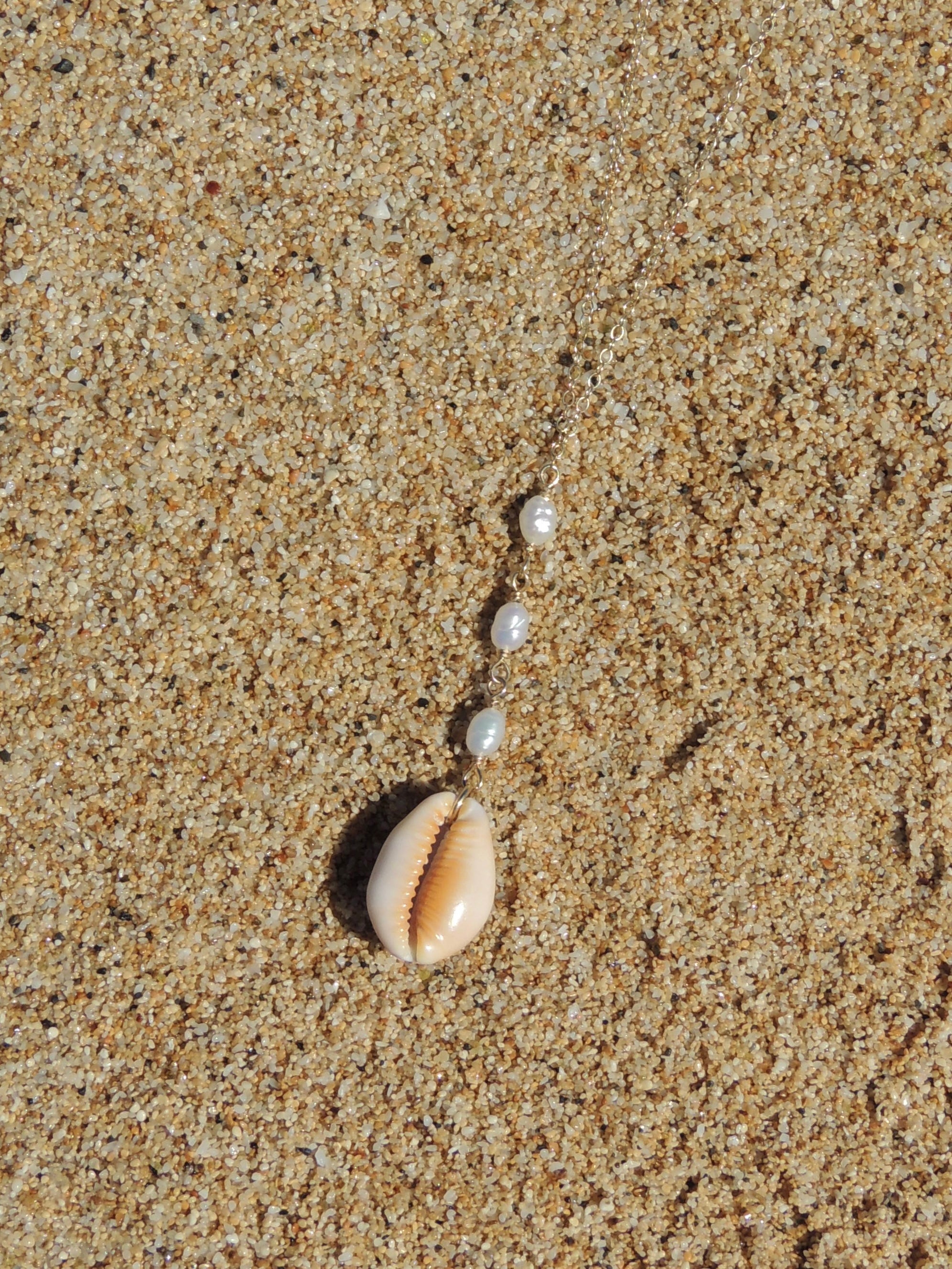 Honey Cowrie Shell Necklace