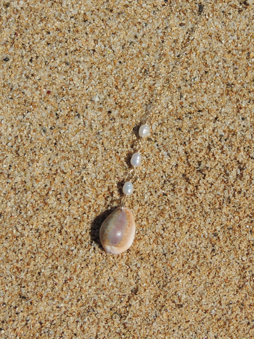 Honey Cowrie Shell Necklace