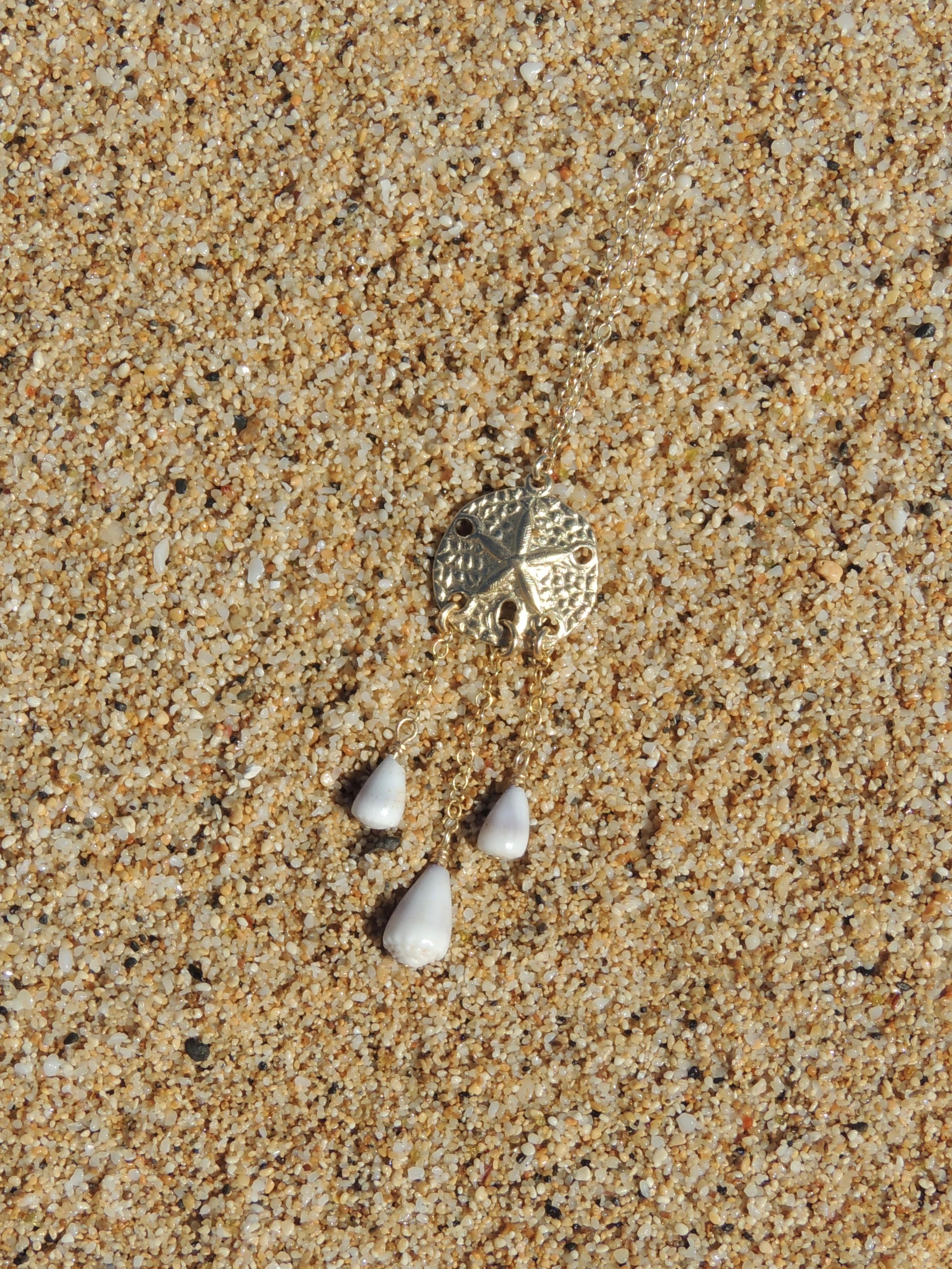 Sand Dollar / Cone Shell Necklace