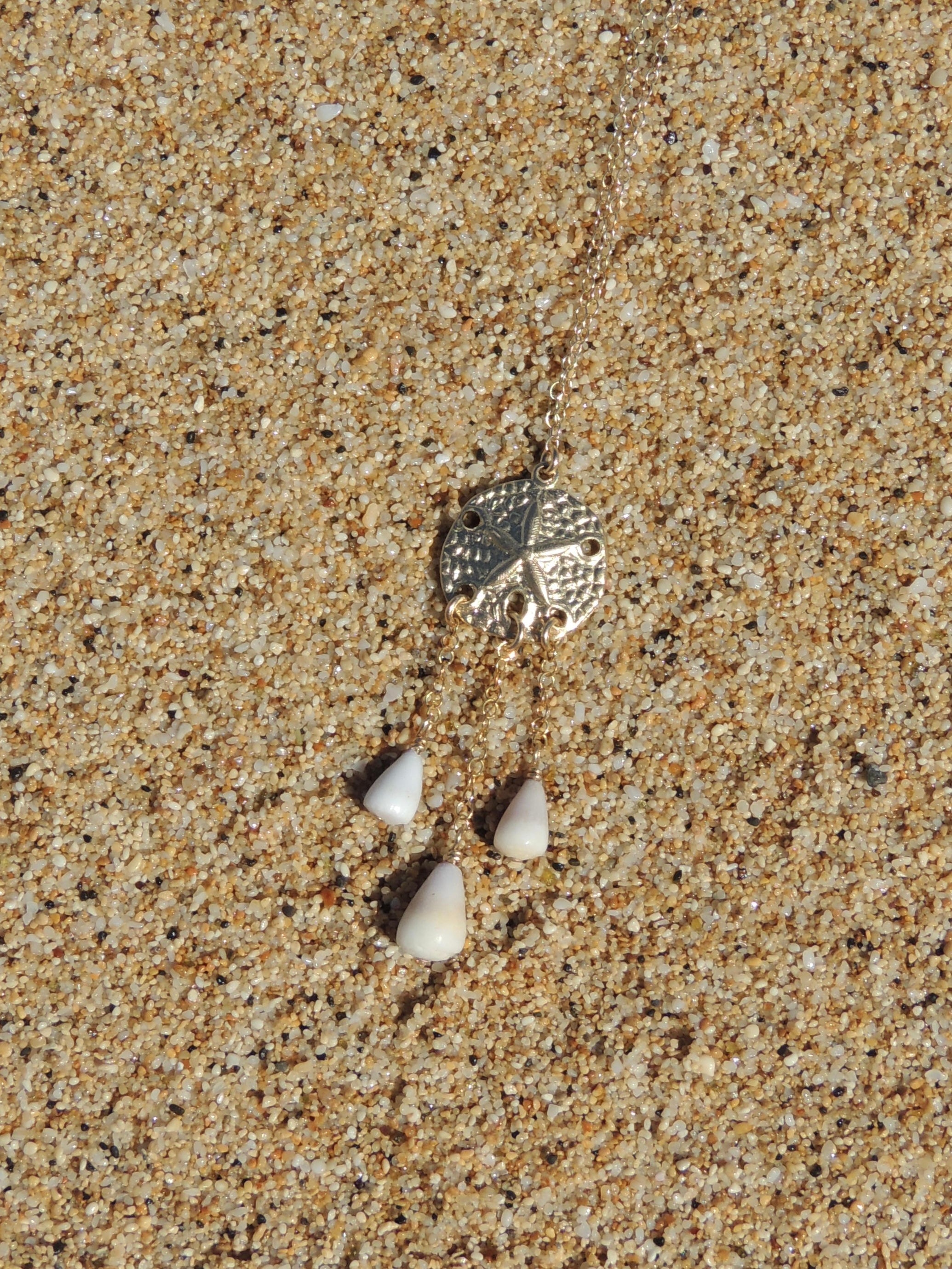 Sand Dollar / Cone Shell Necklace