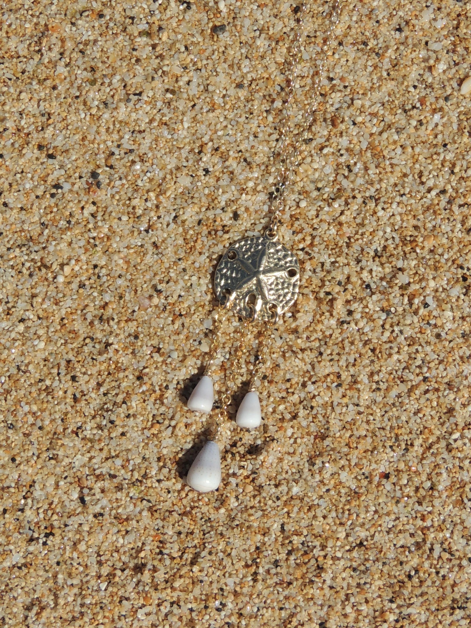 Sand Dollar / Cone Shell Necklace