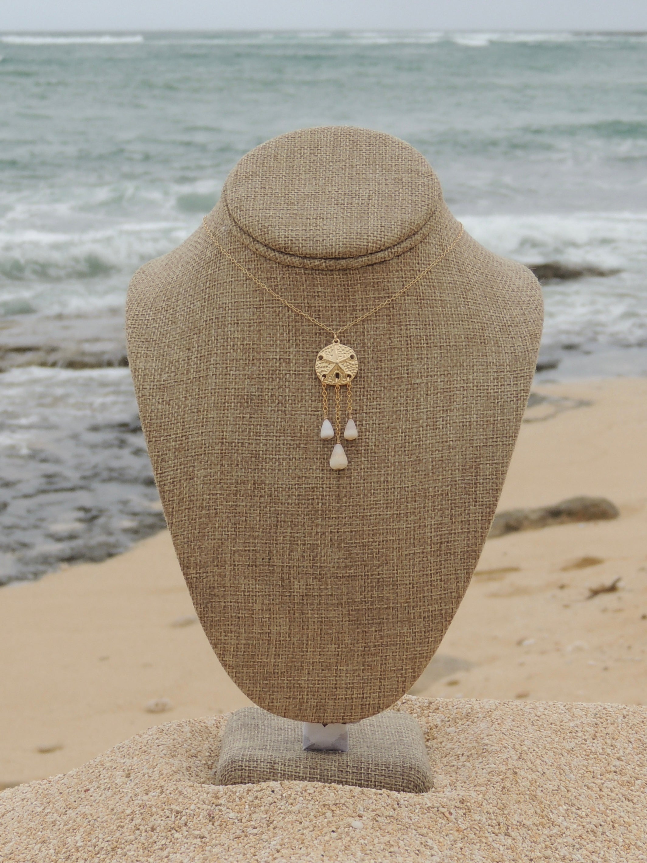 Sand Dollar / Cone Shell Necklace
