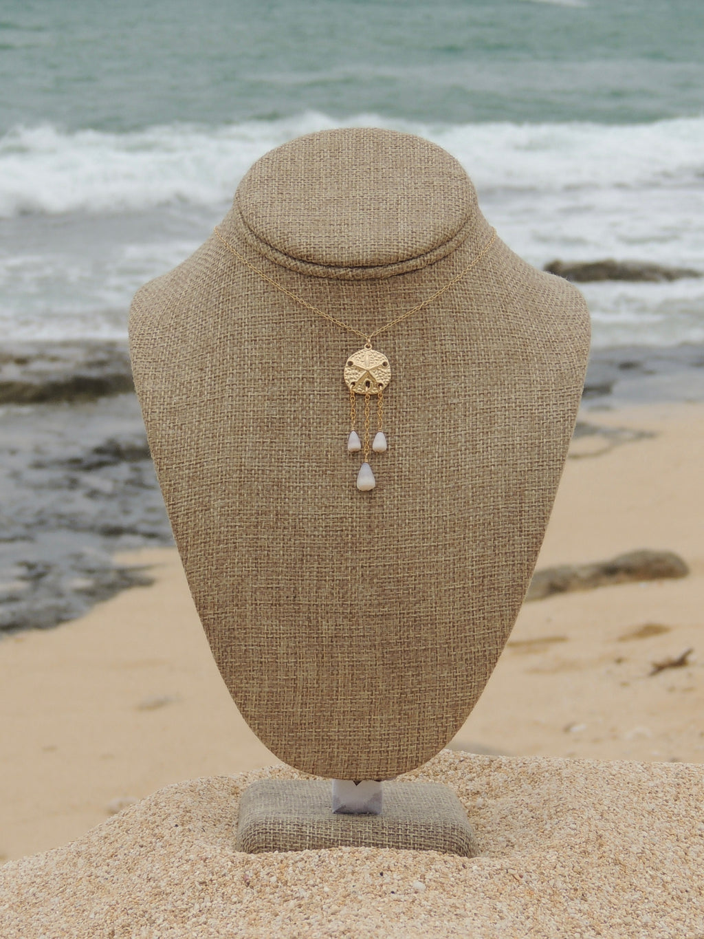 Sand Dollar / Cone Shell Necklace