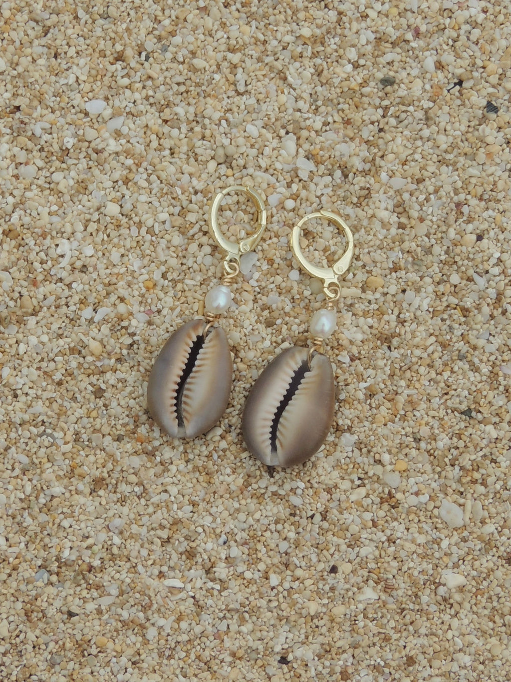 Cowrie Shell Huggies