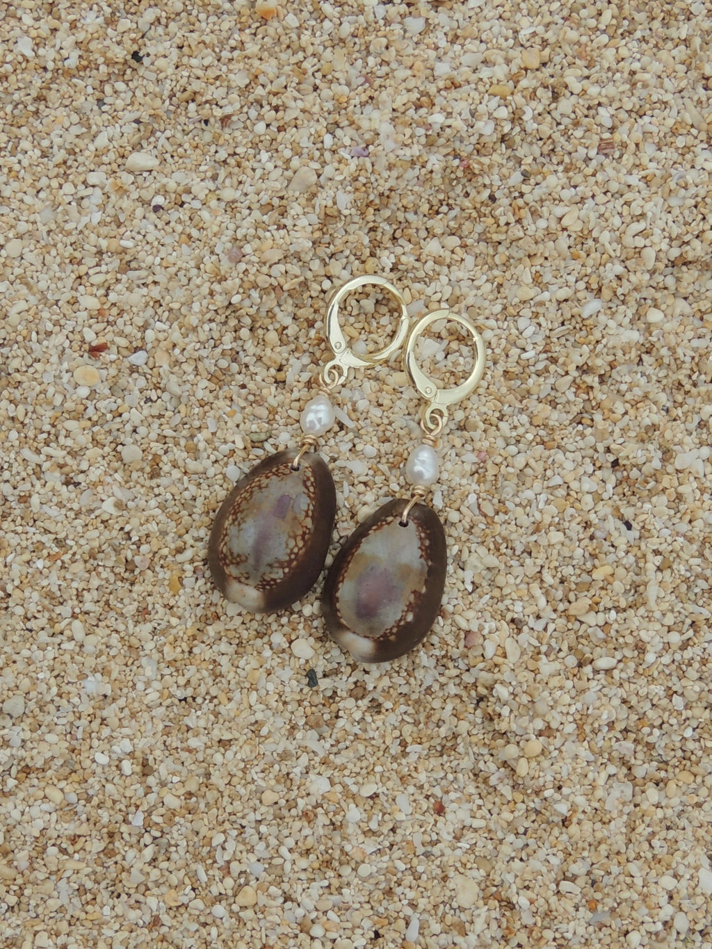 Cowrie Shell Huggies