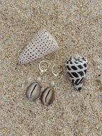 Cowrie Shell Huggies