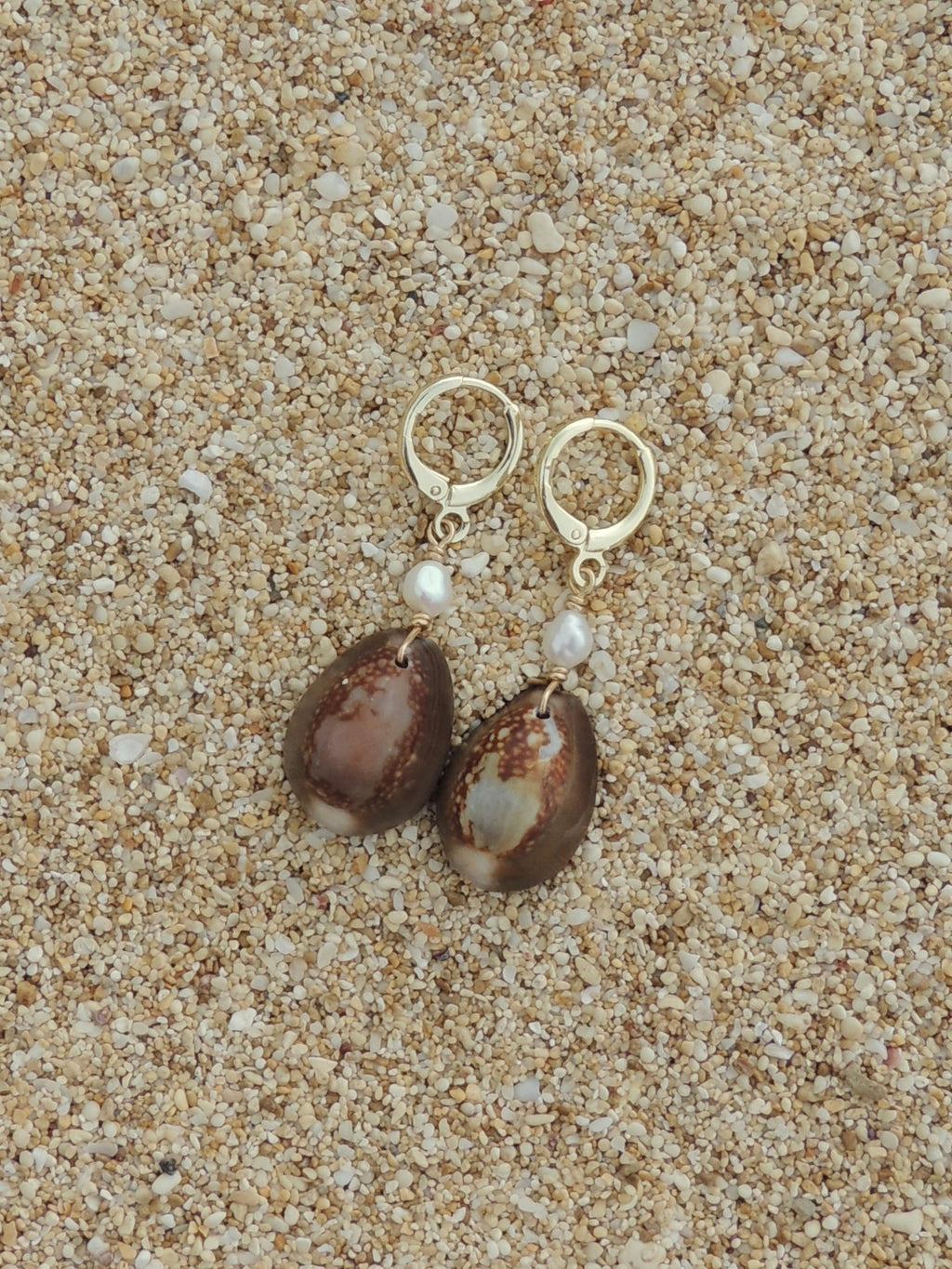 Cowrie Shell Huggies