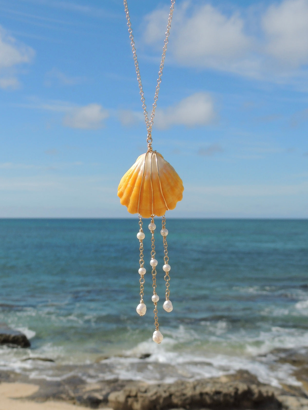 Sunrise Shell Necklace