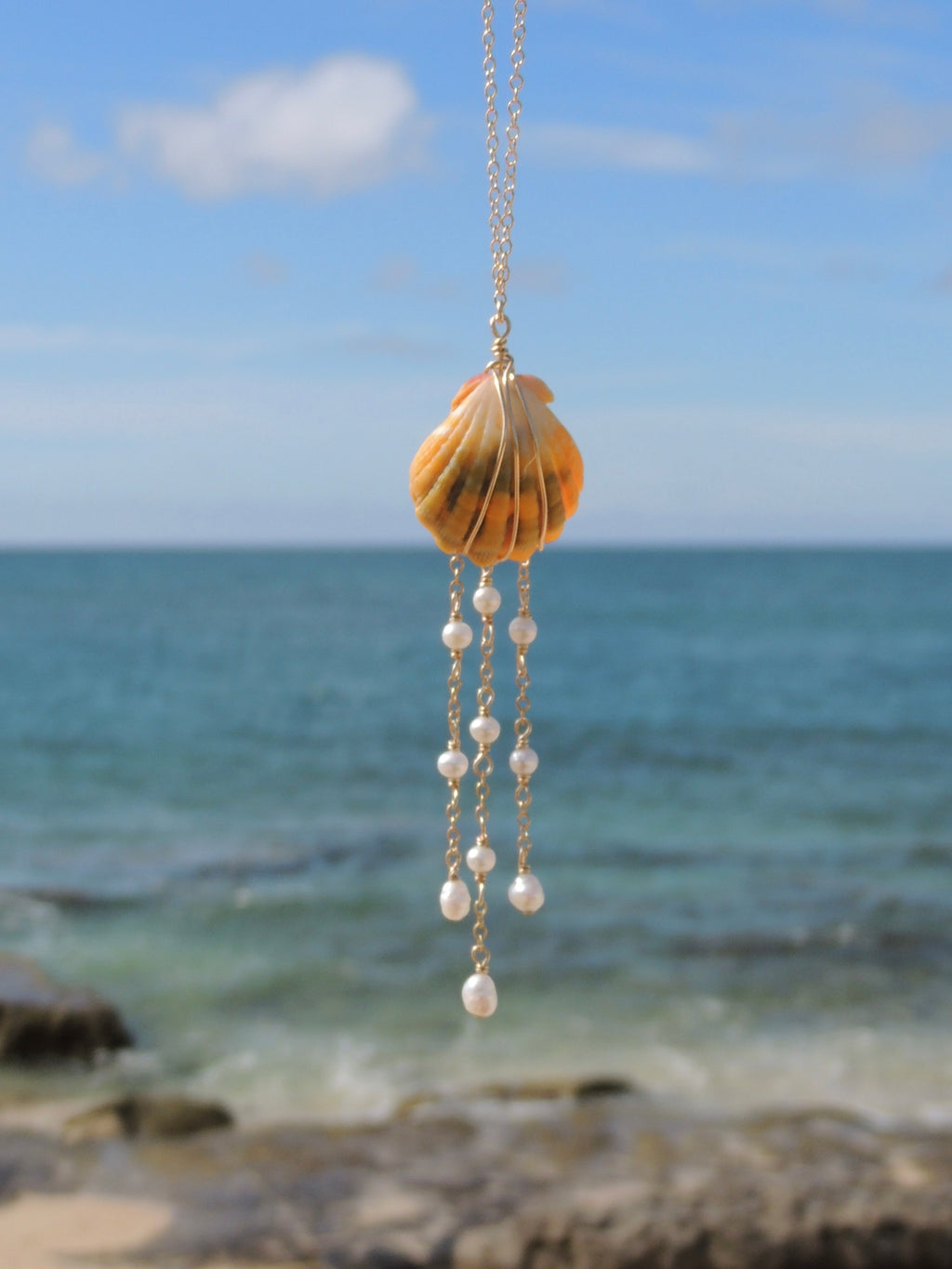 Sunrise Shell Necklace