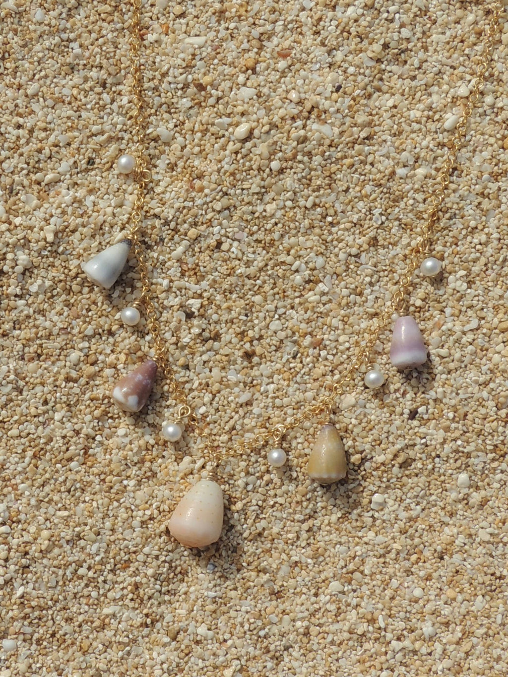 Cone Shell Charm Necklace