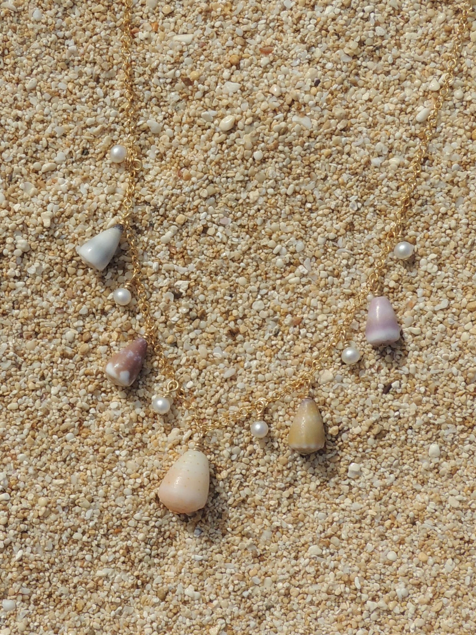 Cone Shell Charm Necklace