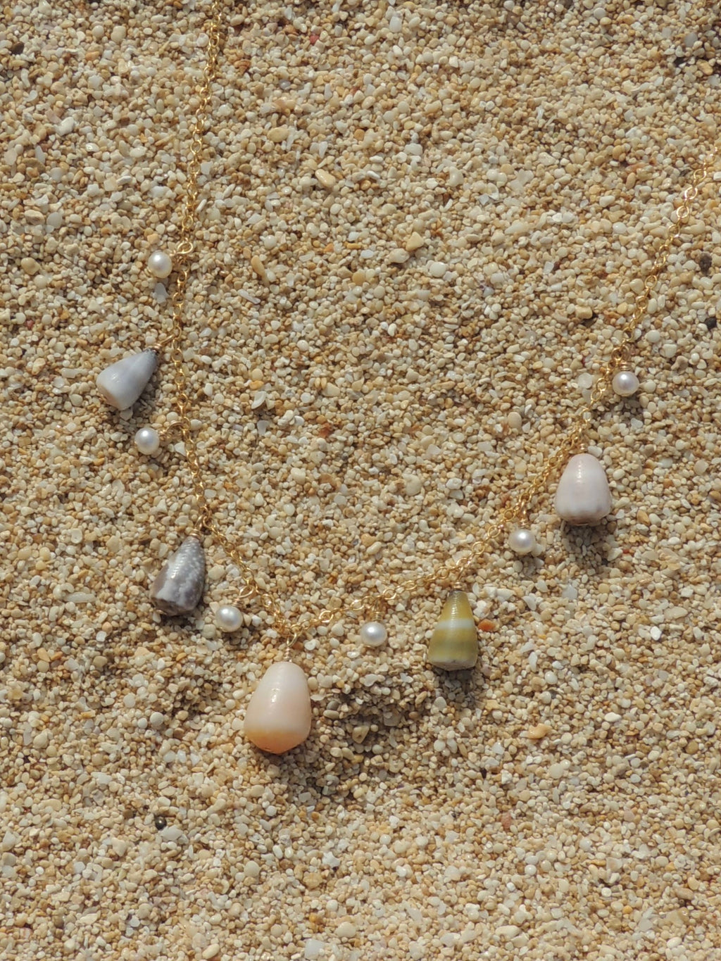 Cone Shell Charm Necklace