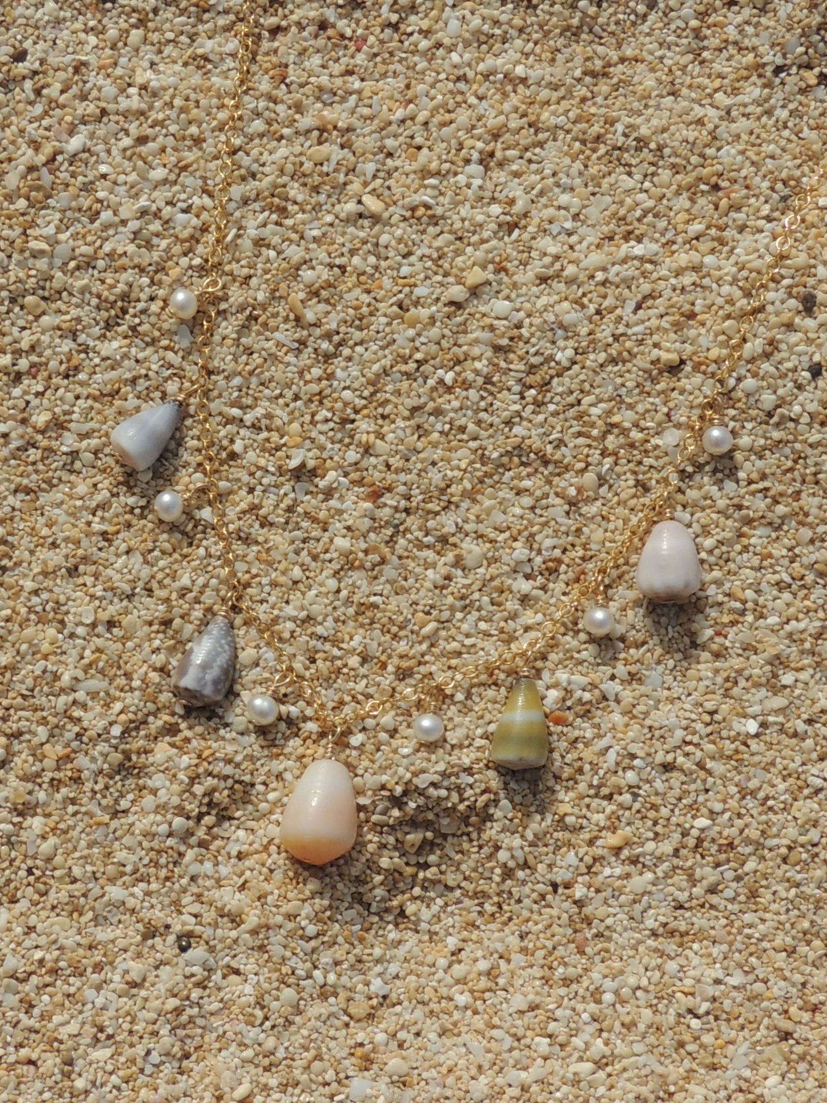 Cone Shell Charm Necklace