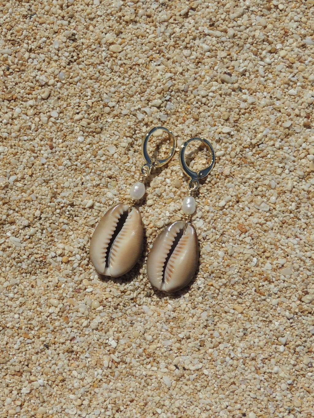 Cowrie Shell Huggies