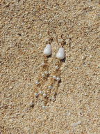 Cone Shell Chain Earrings