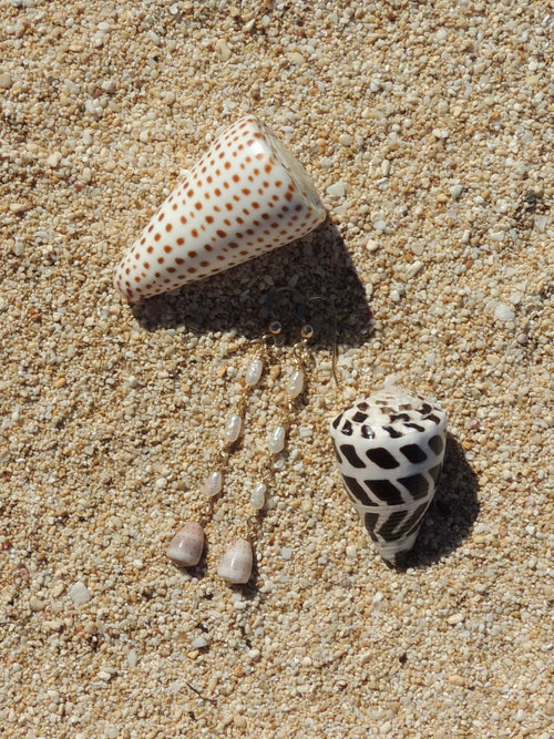 Abbreviated Cone Shell Earrings