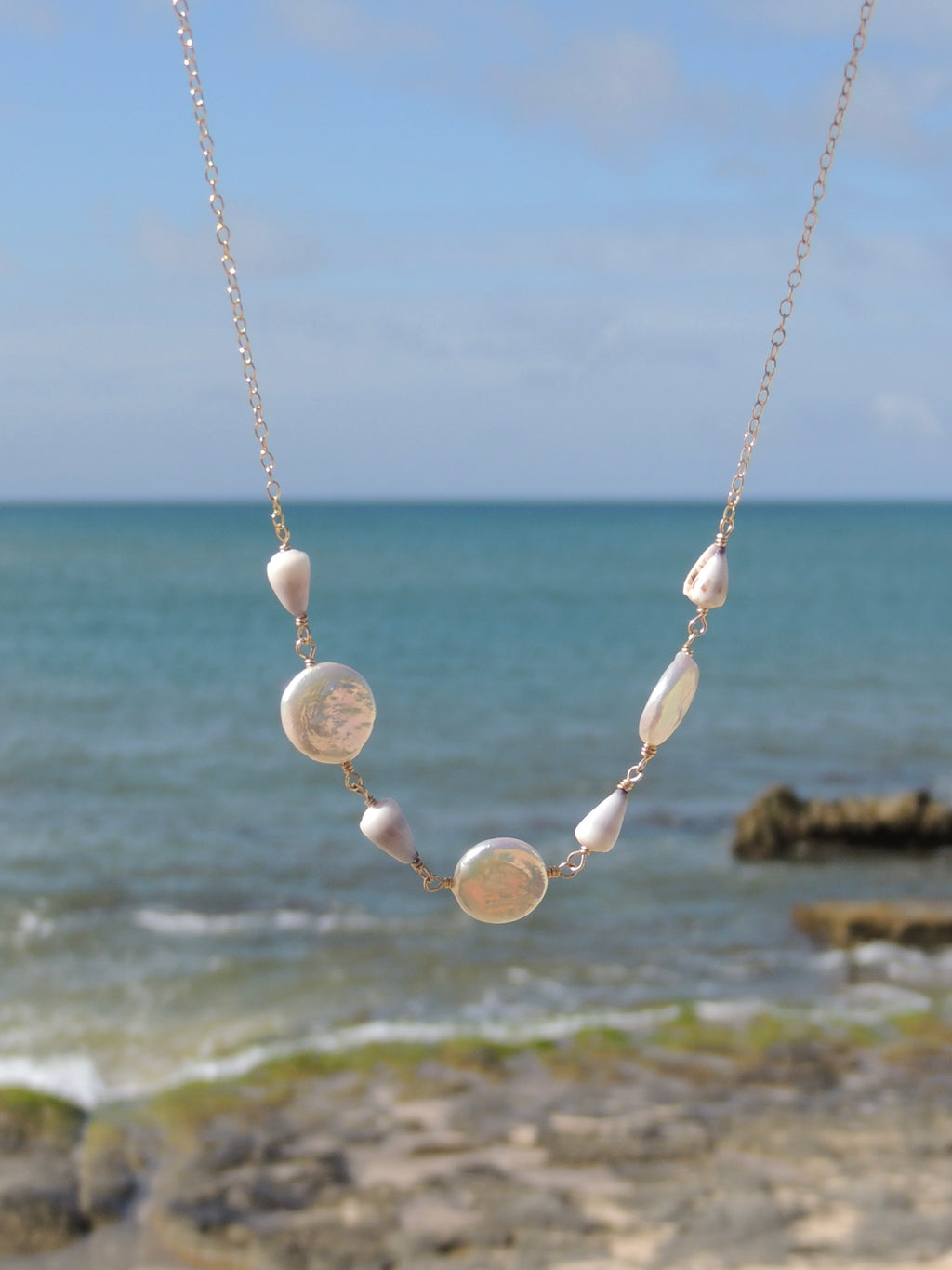 Cone Shell Choker Necklace