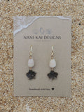 Cone Shell / Flower Charm Huggies