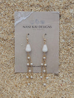Cone Shell Chain Earrings