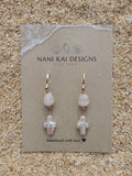Cone Shell / Pearl Cross Huggies