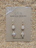 Cone Shell / Pearl Cross Huggies
