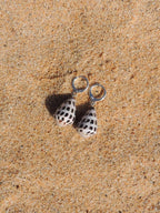 Hebrew Cone Shell Huggies