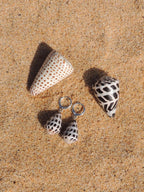 Hebrew Cone Shell Huggies