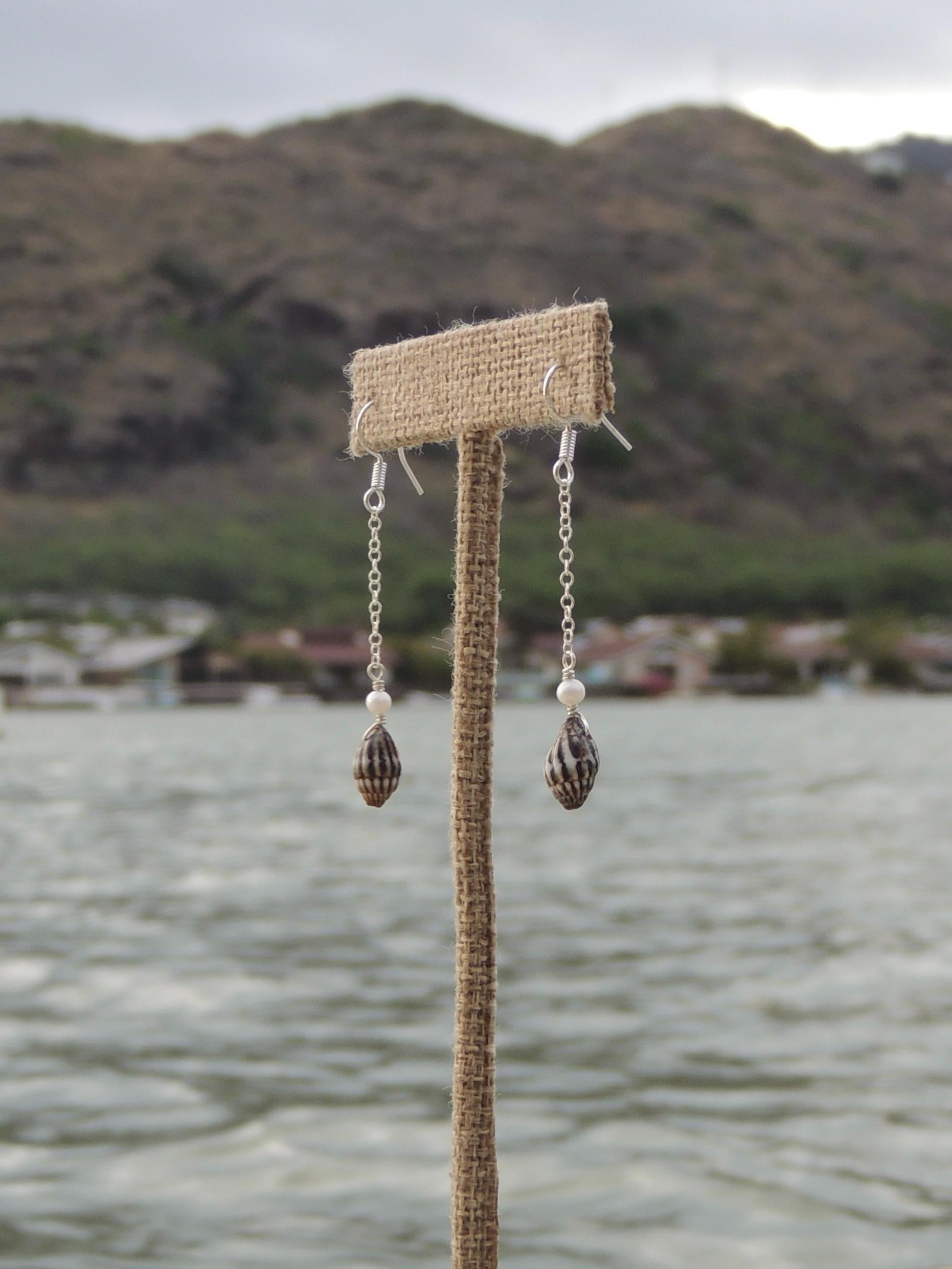 Shell Chain Earrings