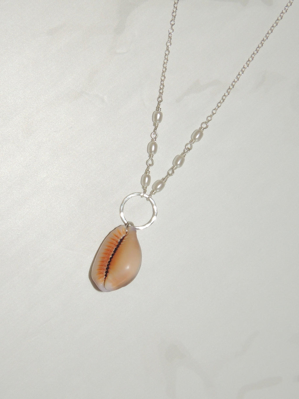 Honey Cowrie Shell Necklace