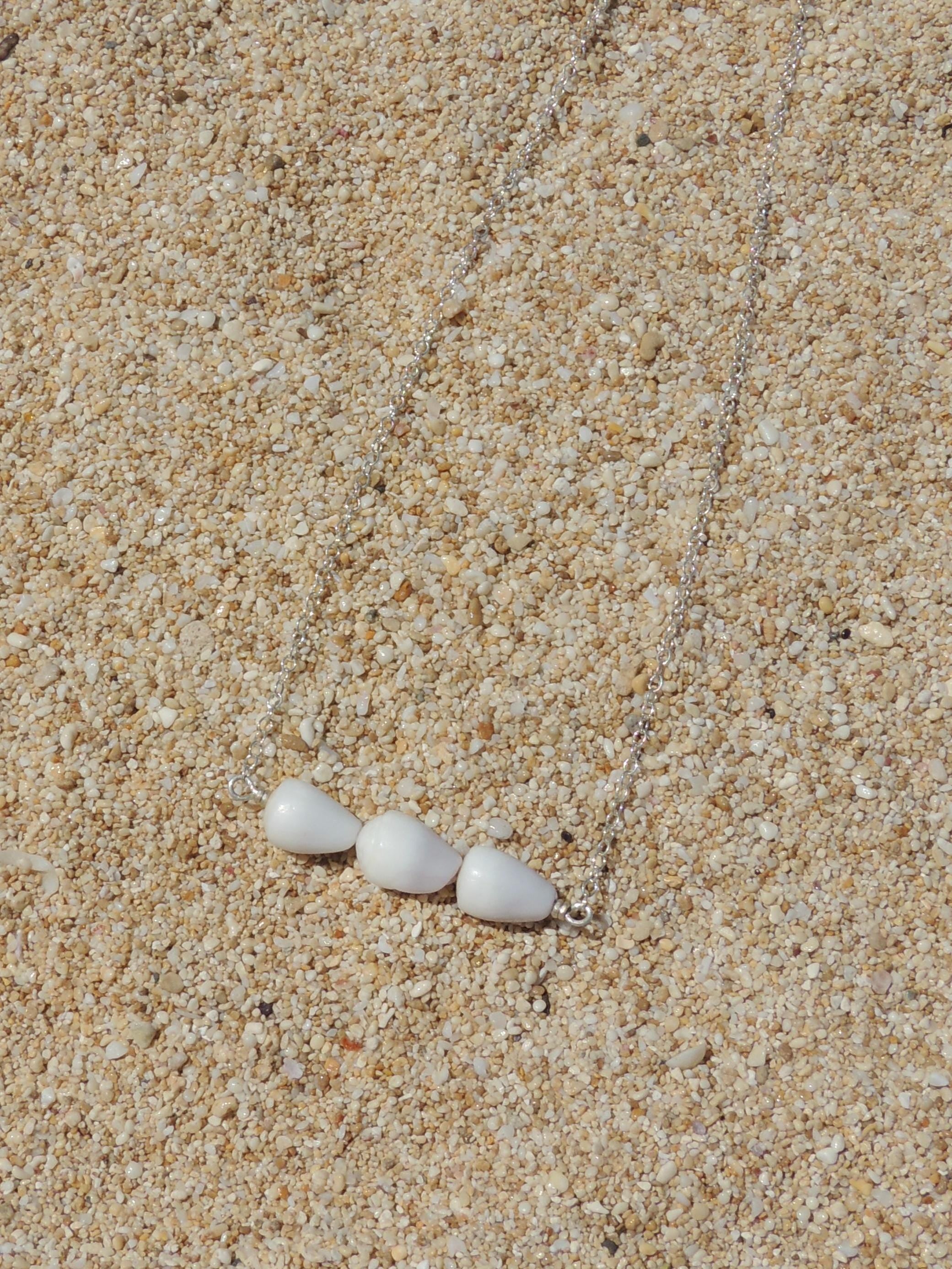 Cone Shell Bar Necklace