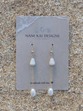Cone Shell Chain Earrings