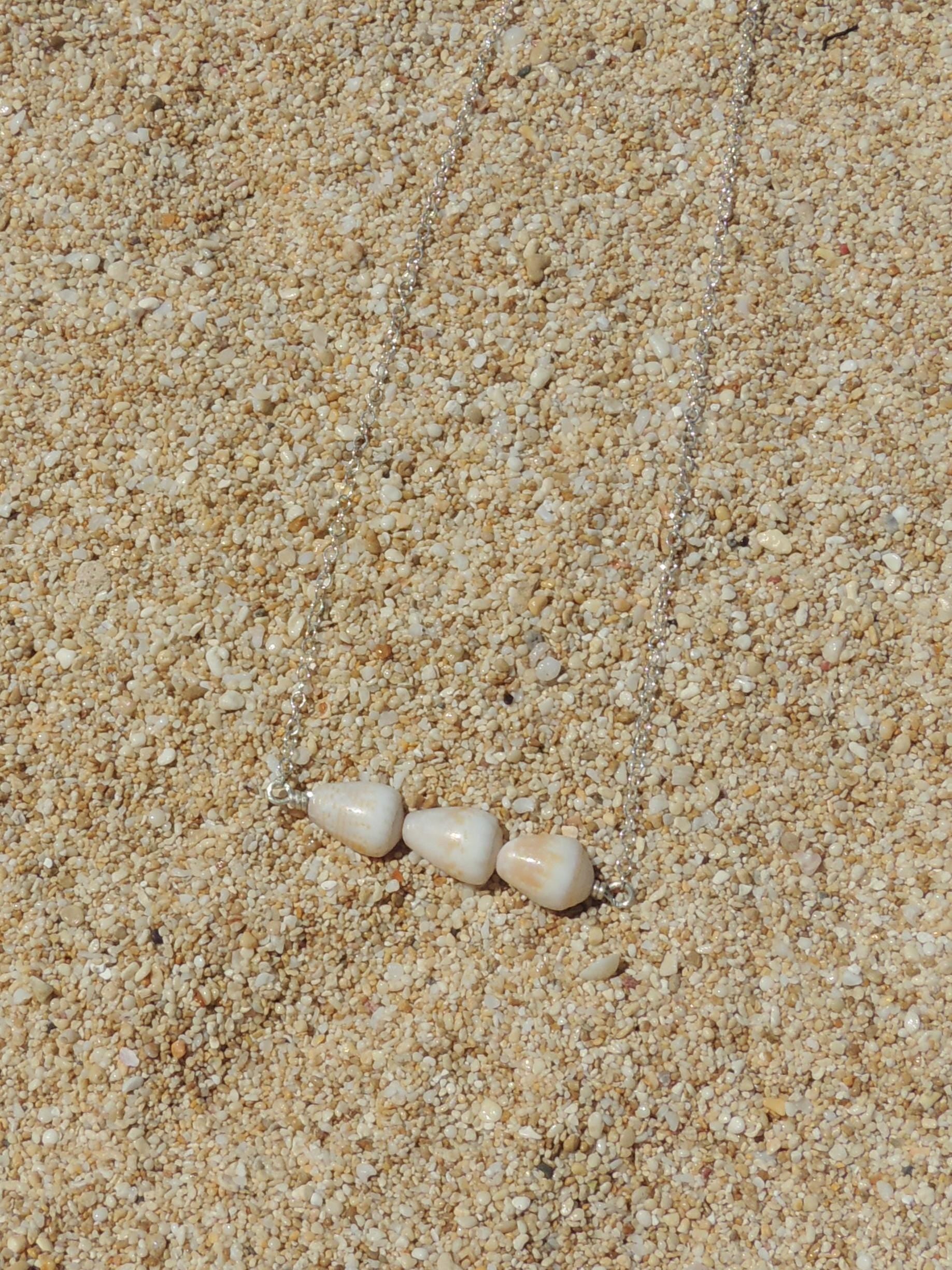 Cone Shell Bar Necklace