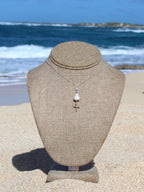 Cone Shell / Cross Charm Necklace