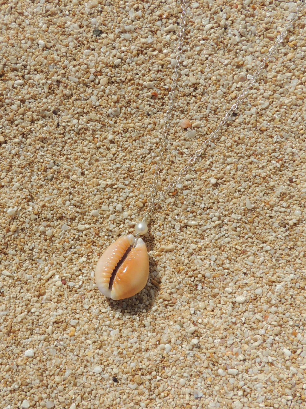 Honey Cowrie Shell Necklace