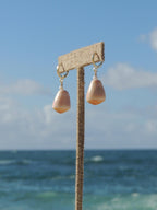 Pastel Cone Shell Huggies