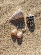 Pastel Cone Shell Huggies