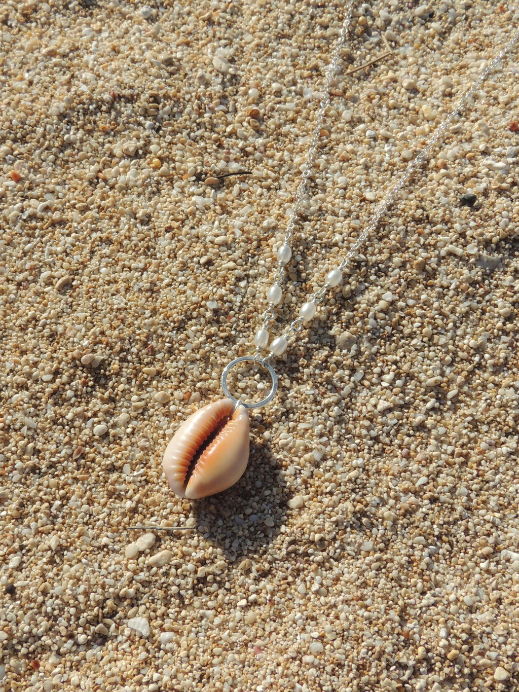 Honey Cowrie Shell Necklace