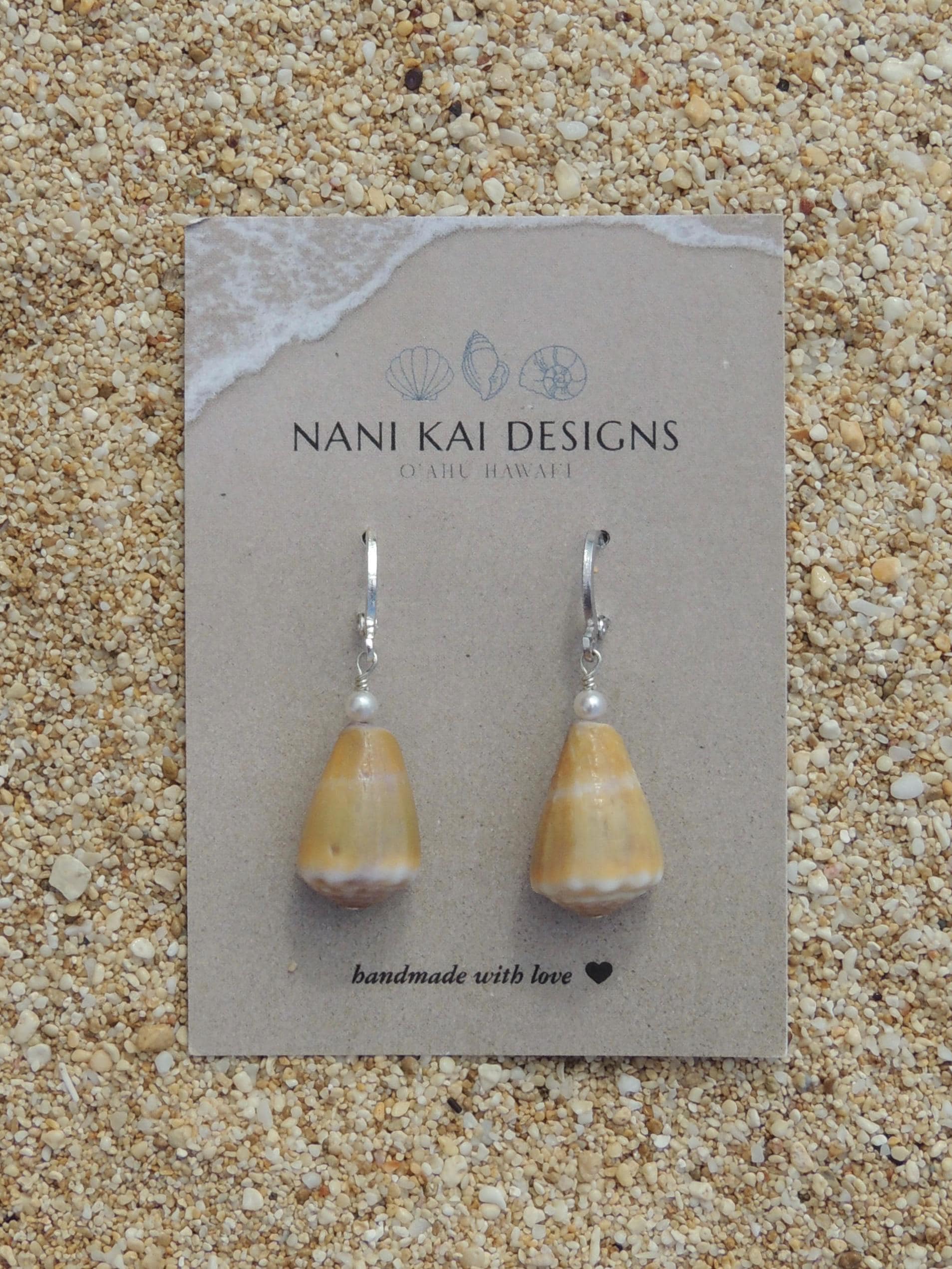 Olive Green Cone Shell Huggies
