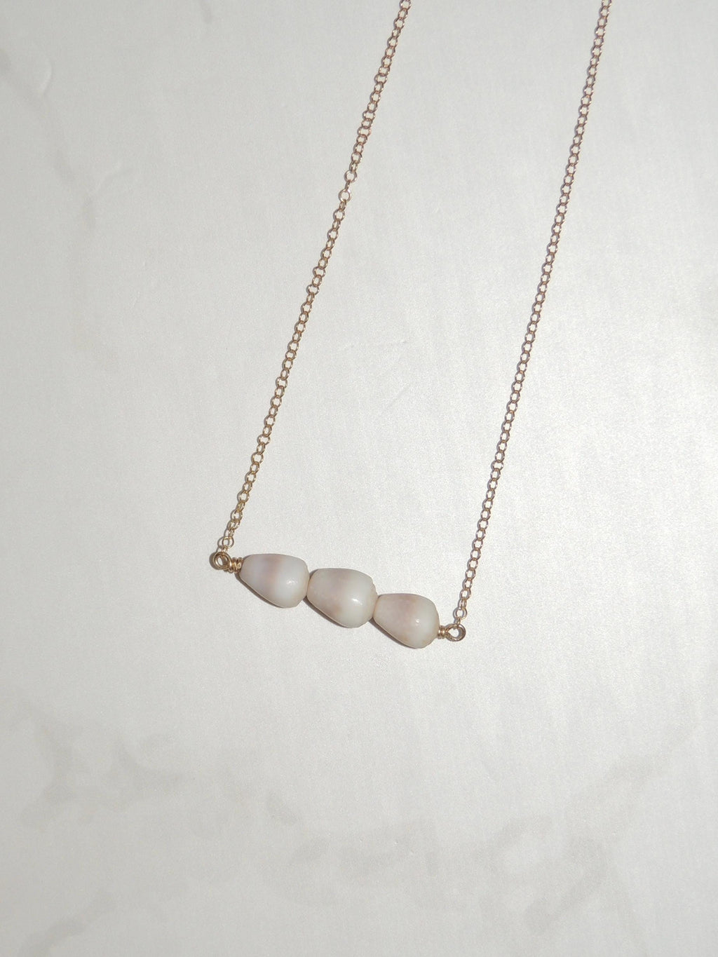 Cone Shell Bar Necklace