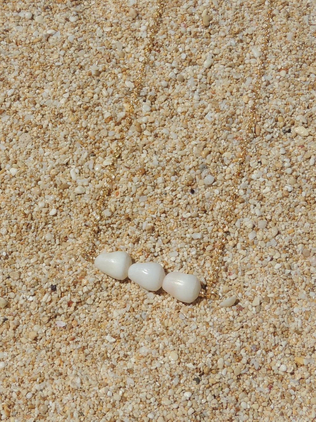 Cone Shell Bar Necklace