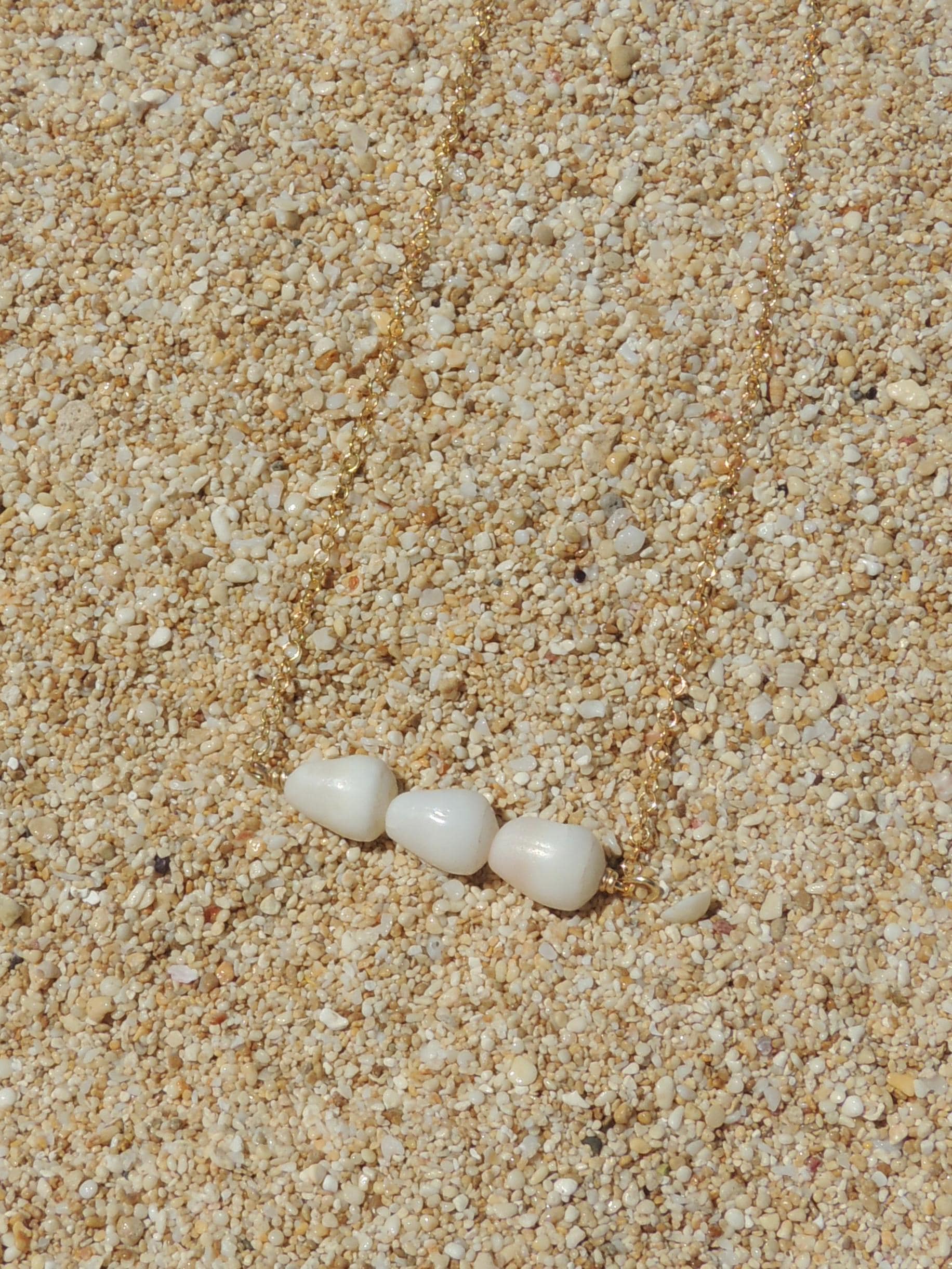 Cone Shell Bar Necklace