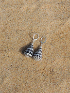 Hebrew Cone Shell Huggies