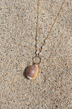 Honey Cowrie Shell Necklace