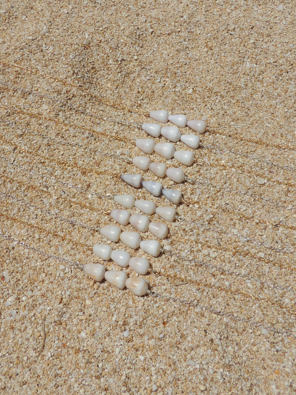 Cone Shell Bar Necklace