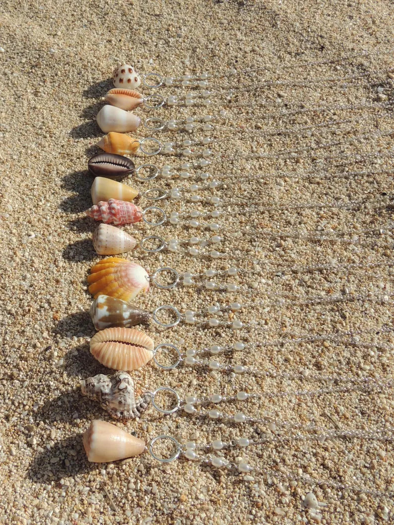 Granulated Cowrie Shell Necklace