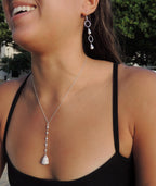 Cone Shell Lariat Necklace