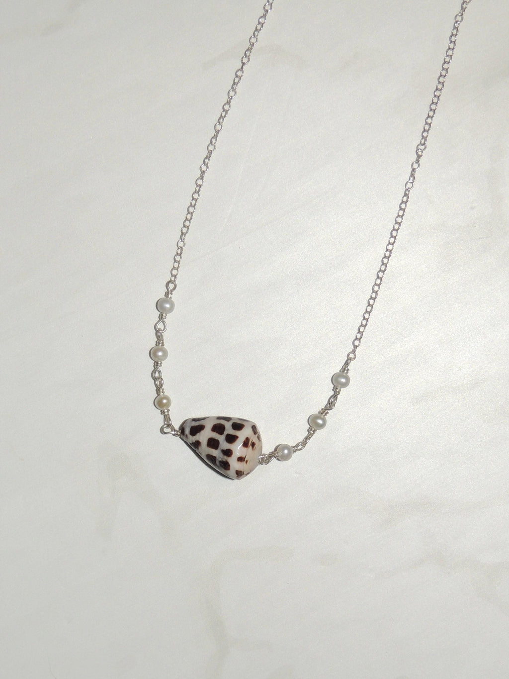 Hebrew Cone Shell Choker Necklace